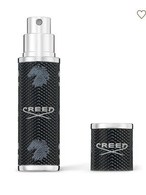 Creed Black Textured Travel Spray Atomizer